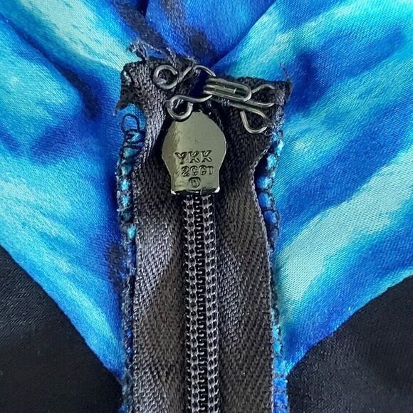 Cache Women’s Blue Animal Print Dress Size - 0 - Picture 12 of 12